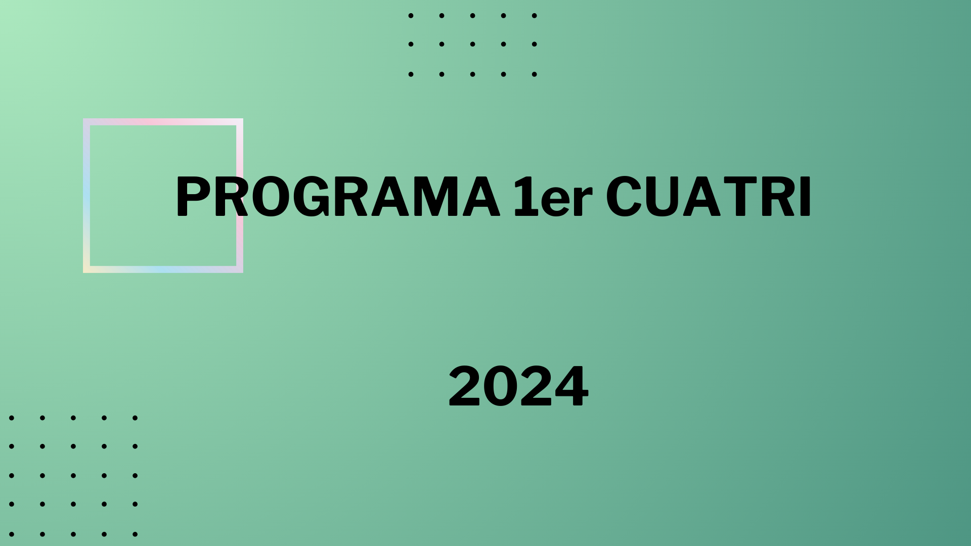 Programa Semiótica de los medios II. Primer cuatrimestre 2024
